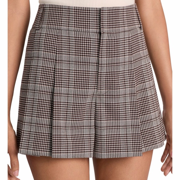 Alice & Olivia Scarlet Houndstooth Flutter Shorts Size 2 - Picture 8 of 8